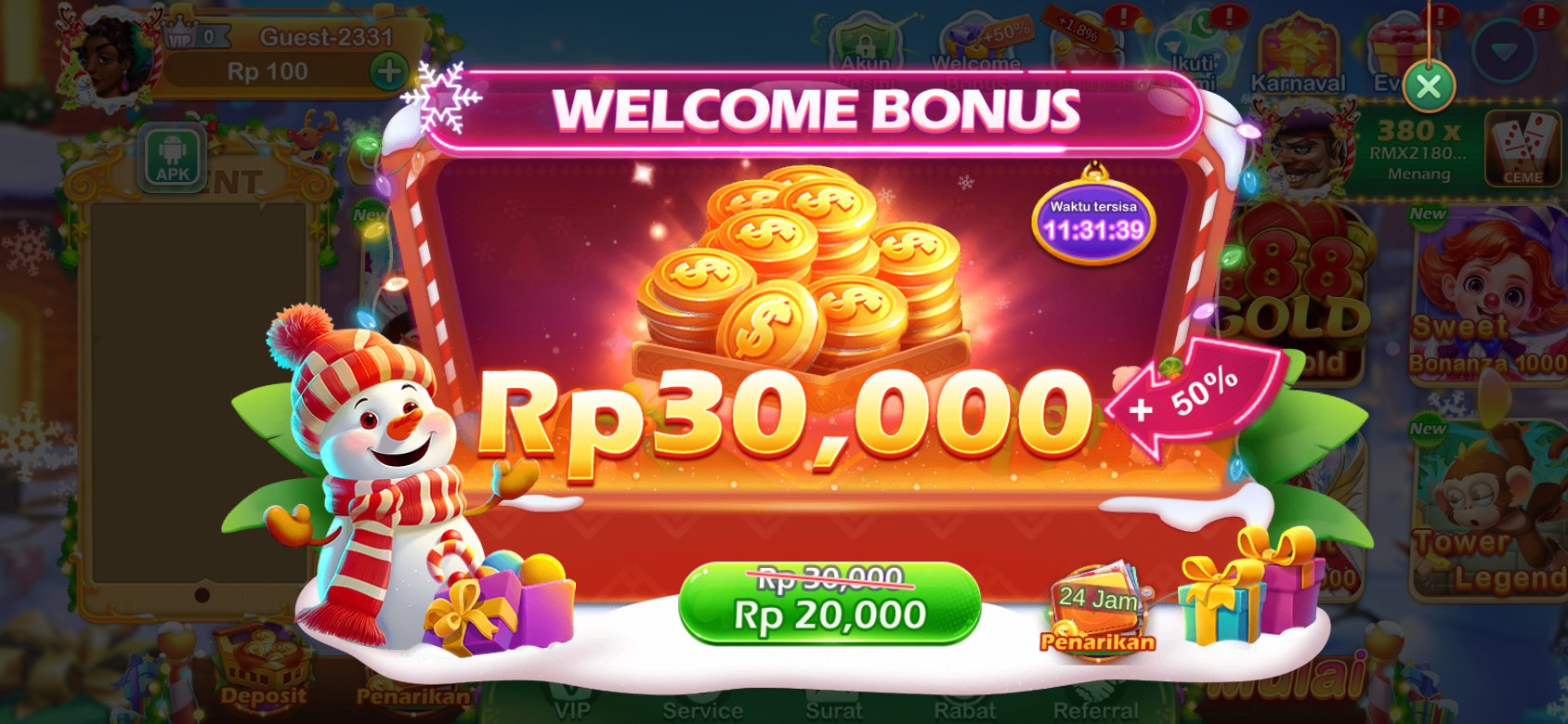 Bonus pendaftaran di Sia777 dengan tambahan 50% untuk deposit awal. Jangan lewatkan peluang menarik ini.