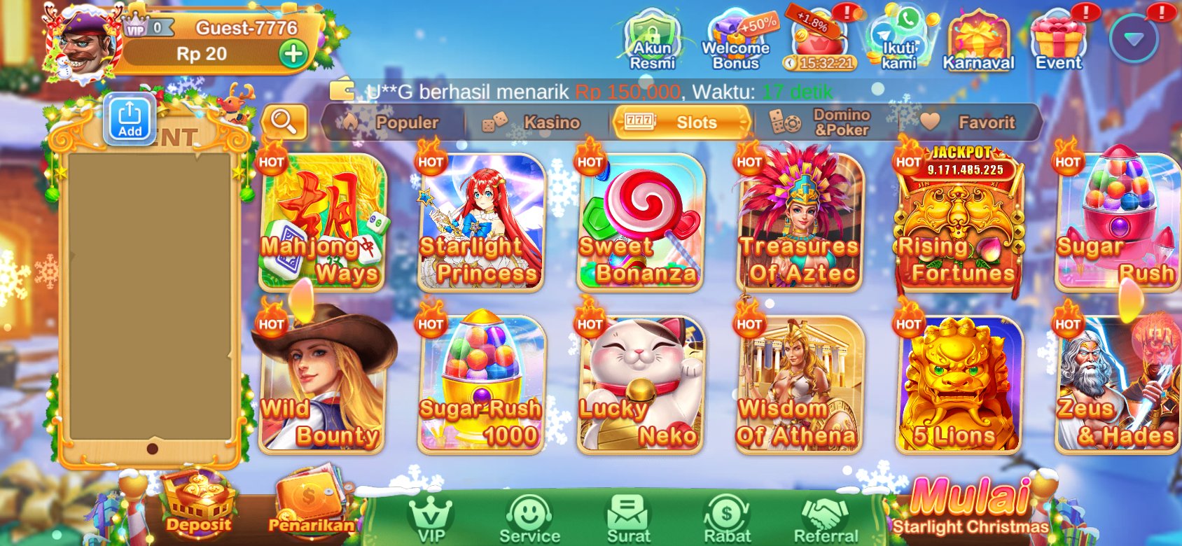 Permainan slot online terbaik di Sia777 dengan rating HOT dan peluang menang tinggi.